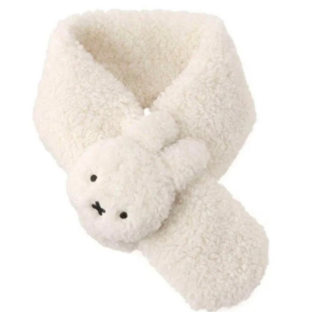 Rare Miffy Opaque Dot Clip × Dick bruna Fluffy Scarf Collaboration